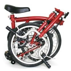 Brompton gefaltet